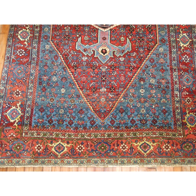 Early 20th Century Connoisseur Large Scale Formal Persian Bidjar Accent Size Rug For Sale In New York - Image 6 of 6