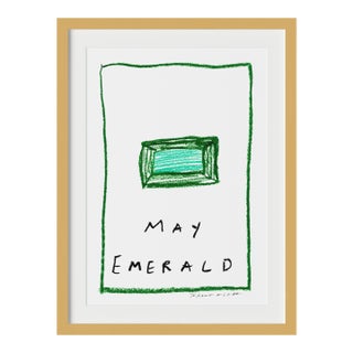 May Emerald Birthstone Print by Tatiana Alida For Sale
