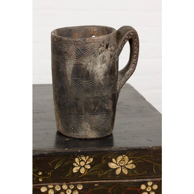 Wood 19th Century Antique Indian Cups, Each For Sale - Image 7 of 12