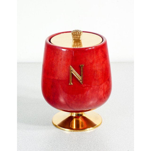 Ice Bucket by Aldo Tura for Cognac Napoleon For Sale - Image 9 of 9