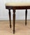 Antique Traditional Mahogany Floral Needlepoint Oval Vanity Seat Stool For Sale - Image 9 of 10
