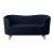 Blue and natural oak raf simons vidar 3 mingle sofa by Lassen. Dimensions: W 154 x D 68 x H 74 cm. Materials: textile,...