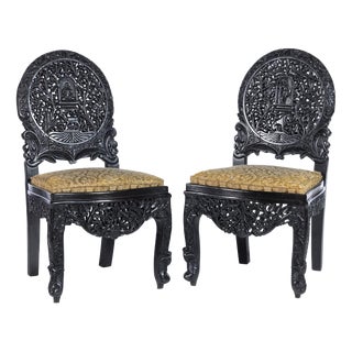 Indian Chairs, Set of 2 For Sale