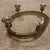 Art Nouveau Vintage Brass Three Wall Sconces Candle Holder For Sale - Image 3 of 5