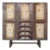 Cabinet in Beech Wood with Three Lockable Doors and Four Drawers attributed to Paolo Buffa, 1950s For Sale