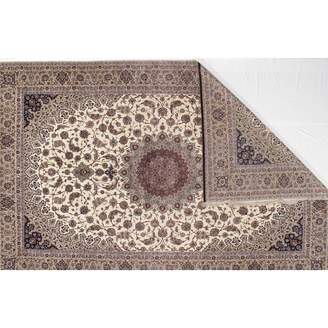 Pasargad Persian Isfahan Handmade Silk & Wool Rug 13′1″ × 20′7