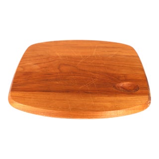 Mid 20th Century Danish Modern Teak Cheese Cutting Board by Torun by Dansk For Sale