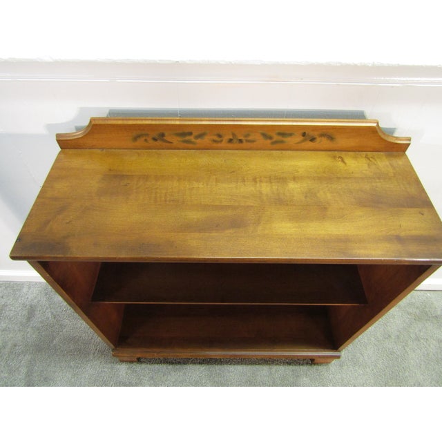 Hitchcock Hitchcock Solid Maple Paint Decorated Bookshelf For Sale - Image 4 of 6