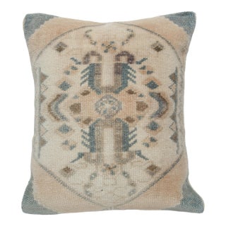 Handmade Muted Tones Decorative Cushion Cover - 17'' X 20'' For Sale