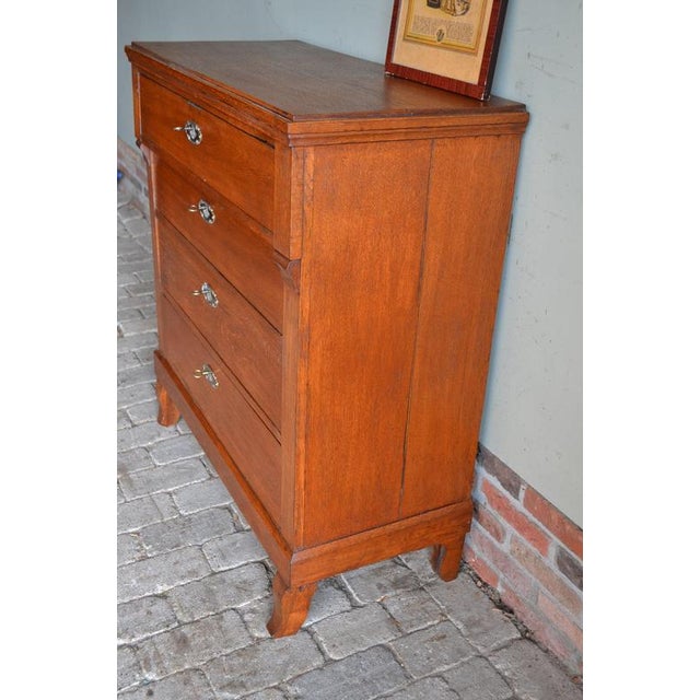 Antique Empire Oak Chest of Drawers For Sale - Image 5 of 8
