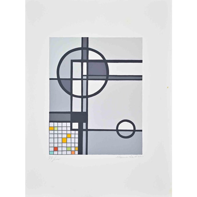 Mario Radice, Abstract Composition, Screen Print, 1964 For Sale