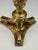 Gold 18th-Century Neoclassical Italian Giltwood and Polychrome Candlestick, 1800 For Sale - Image 8 of 18
