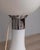 Vintage Italian Table Lamp in White Glass, 1970s For Sale - Image 10 of 12