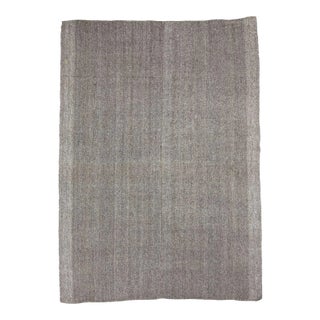 Gray Modern Vintage Kilim Rug For Sale