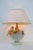 Large Hollywood Regency table lamp with a parrot in a fruit bouquet Made in Italy, 1990s Hand-painted ceramic Height 68 cm...
