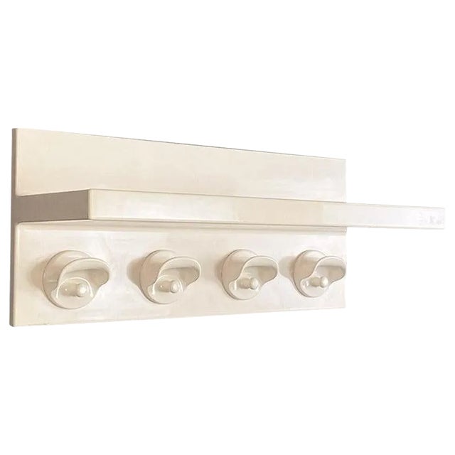Gancio Coat Stand with Shelf attributed to Olaf Von Bohr and Marcello Siard, Kartell, 1970s For Sale