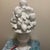 Ceramic Mid-Century Italian White Glazed Ceramic Fruit Pyramid Topiary on Pedestal For Sale - Image 7 of 8