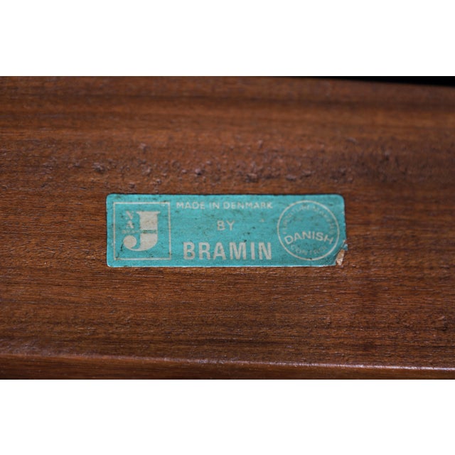 1960s Mid-Century Reclining Lounge Chair and Ottoman by h.w. Klein for Bramin For Sale - Image 12 of 12