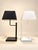 Vintage Table Lamps in Lacquered Metal and Fabric, 2010s, Set of 2 For Sale - Image 4 of 5