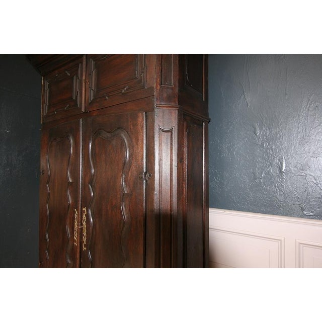 Large 18th Century Monastery Cabinet in Oak For Sale - Image 13 of 15