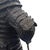 Japanese Samurai Bronze Tone Warrior Sculpture on Custom Wood Base 18" For Sale - Image 14 of 15
