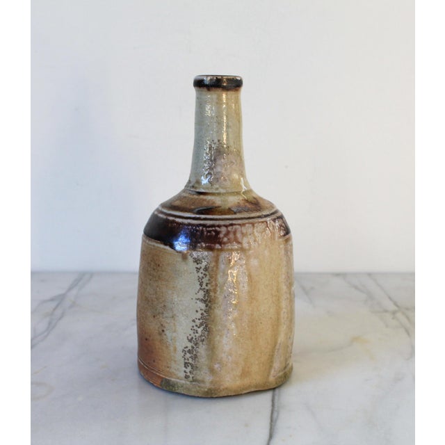 Mid 20th Century Vintage Studio Art Pottery Vase For Sale - Image 5 of 8