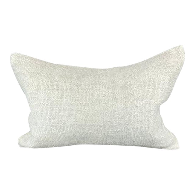 16 x 24 Hemp Pillow Turkish Cushion Natural White Pillow Cushion Cover For Sale