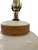 Hollywood Regency Ivory Ceramic & Rattan Ginger Jar Table Lamps - A Pair For Sale In Los Angeles - Image 6 of 10