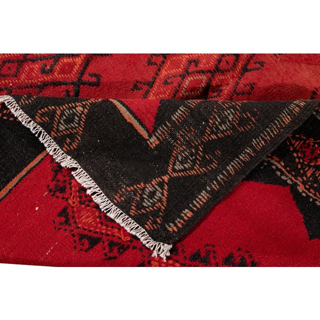 Traditional Mid-20th Century Vintage Kilim Runner Rug 5' 2" X 13'. For Sale - Image 3 of 13