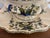 Blue 1960’s Italian Faience Majolica Tureen With Lid, Ladle, and Underplate For Sale - Image 8 of 11