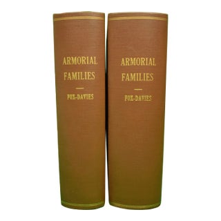 "Amorial Families a Directory of Gentlemen of Coat-Armour" 1929 Fox-Davies, Arthur Charles For Sale
