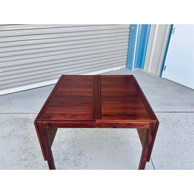Mid-Century Modern 1970s Danish Modern Rosewood Extending Dining Table by Vejle Stole & Møbelfabrik For Sale - Image 3 of 12