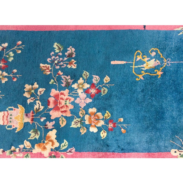 1920s Early 20th Century Chinese Art Deco Rug For Sale - Image 5 of 15