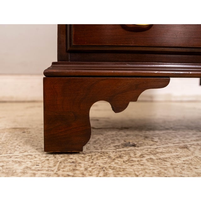 1970s Harden Cherry 4 Drawer Chest Nightstand For Sale - Image 12 of 16