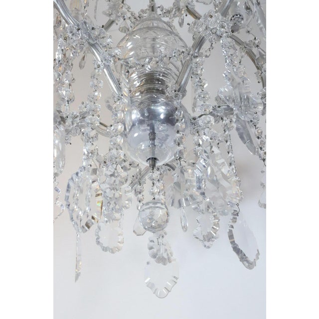 Late 20th Century 15 Light Marie Therese Crystal Chandelier For Sale - Image 14 of 14