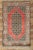 Red Mid 20th Century Vintage Persian Silk Qum Rug, 04'07 X 07'04 For Sale - Image 8 of 9