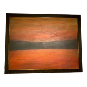 Modern Tonalist Sunset Landscape Painting