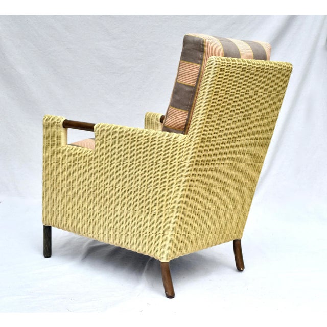 Thomas Pheasant for McGuire Organic Modern Club Chair & Ottoman For Sale In Philadelphia - Image 6 of 11