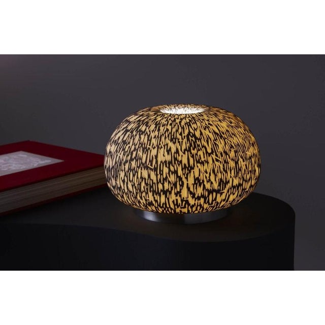 Round sgraffito 01 wall lamp by jennifer midoz dimensions: ø 26,5 x h 18,5 cm materials: porcelain and chromed brushed...