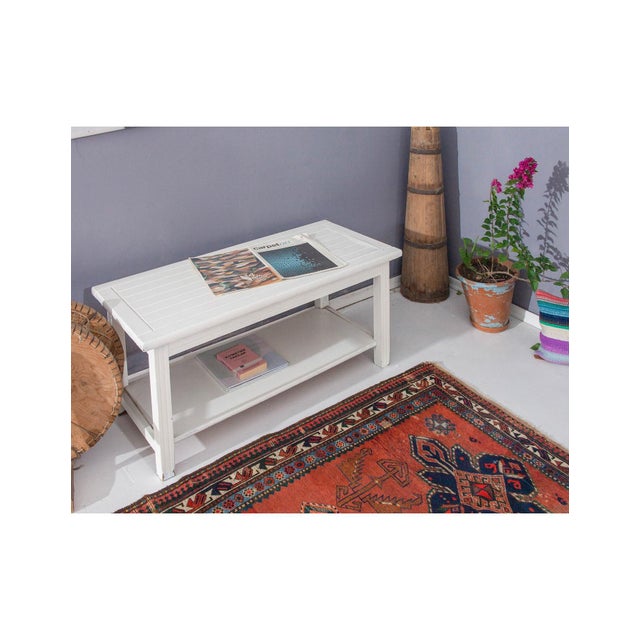 Decorative Antique Caucasian Wool Rug - 4`9" X 9`1" For Sale - Image 4 of 6