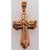 14 Karat Yellow Gold Crucifix Cross Pendant With .50 Total Diamond Weight For Sale - Image 9 of 10