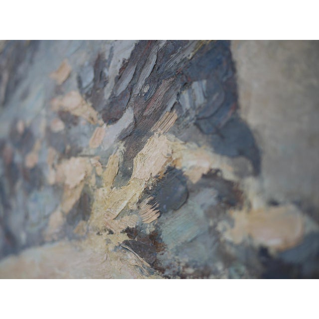C. H. Zimmermann, Winter on the Alpspitze, 1890s-1910s, Oil on Board For Sale - Image 6 of 14