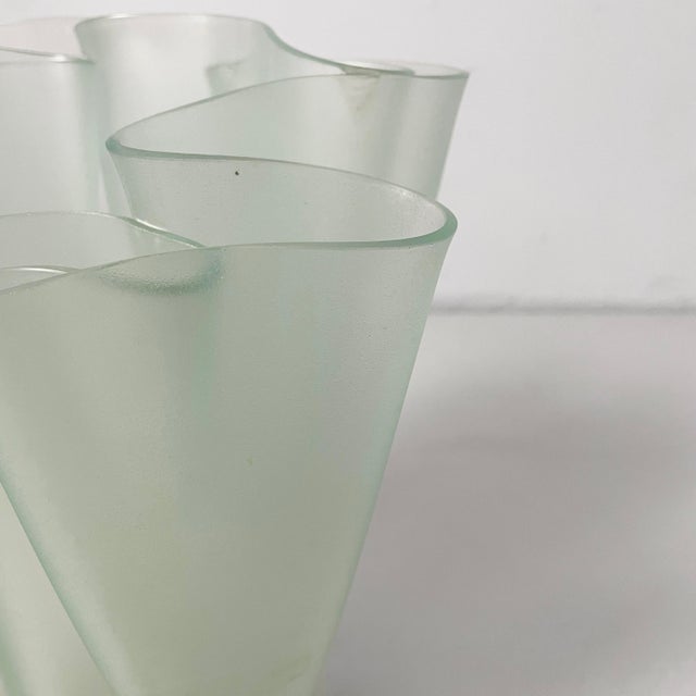 Italian Modern Glass Vase by Pietro Chiesa for Fontana Arte, 1980s For Sale - Image 10 of 13