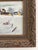 Metal Vintage Original Oil Painting on Board – Snowy Farm and Barn Winter Landscape – Ornate Frame For Sale - Image 7 of 17