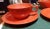 Mid-Century Modern Vintage Burnt Orange Branchell Color Flyte Dishes- 6 Pieces For Sale - Image 3 of 6