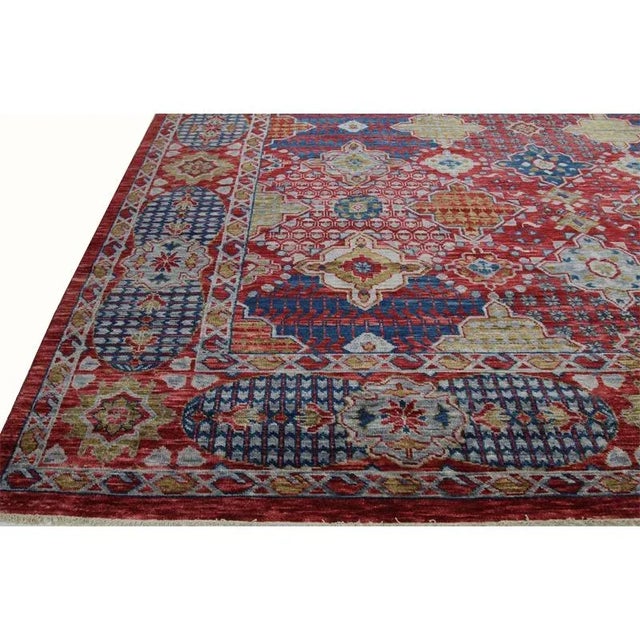 Handwoven Mamlouk Style Area Rug 12’4″ X 15’1″ For Sale In Dallas - Image 6 of 10