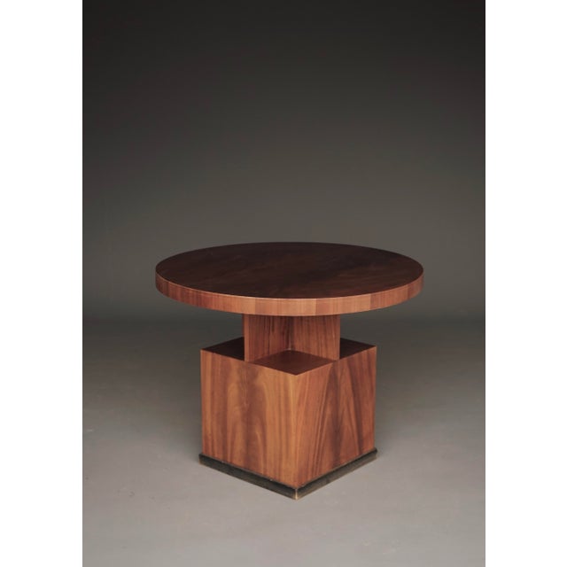 Brown Art Deco Geometric Coffee Table, 1930s For Sale - Image 8 of 18