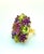 Bochic "Orient" Diamond, Peridot, Amethyst & Tourmaline Ring Set 18K & Silver For Sale - Image 13 of 18