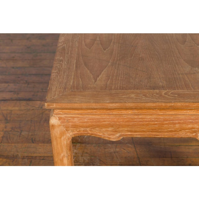 Vintage Thai Ming Style Low Drinks Table with Horsefoot Feet & Patina For Sale - Image 4 of 13