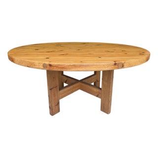 Large Pine Dining Table by Roland Wilhelmsson for Karl Andersson & Söner, Sweden For Sale